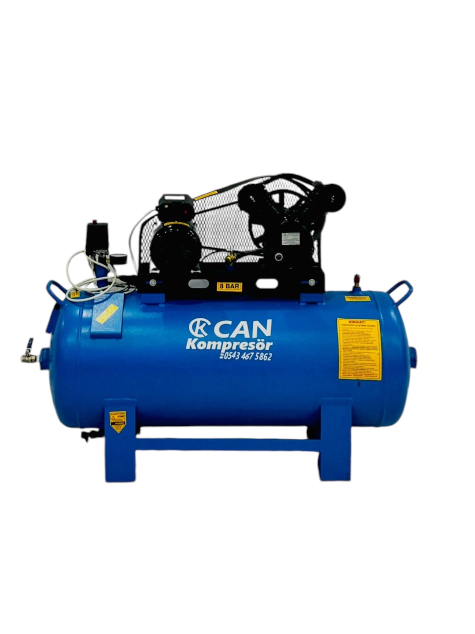 200 litre pistonlu hava kompresörü