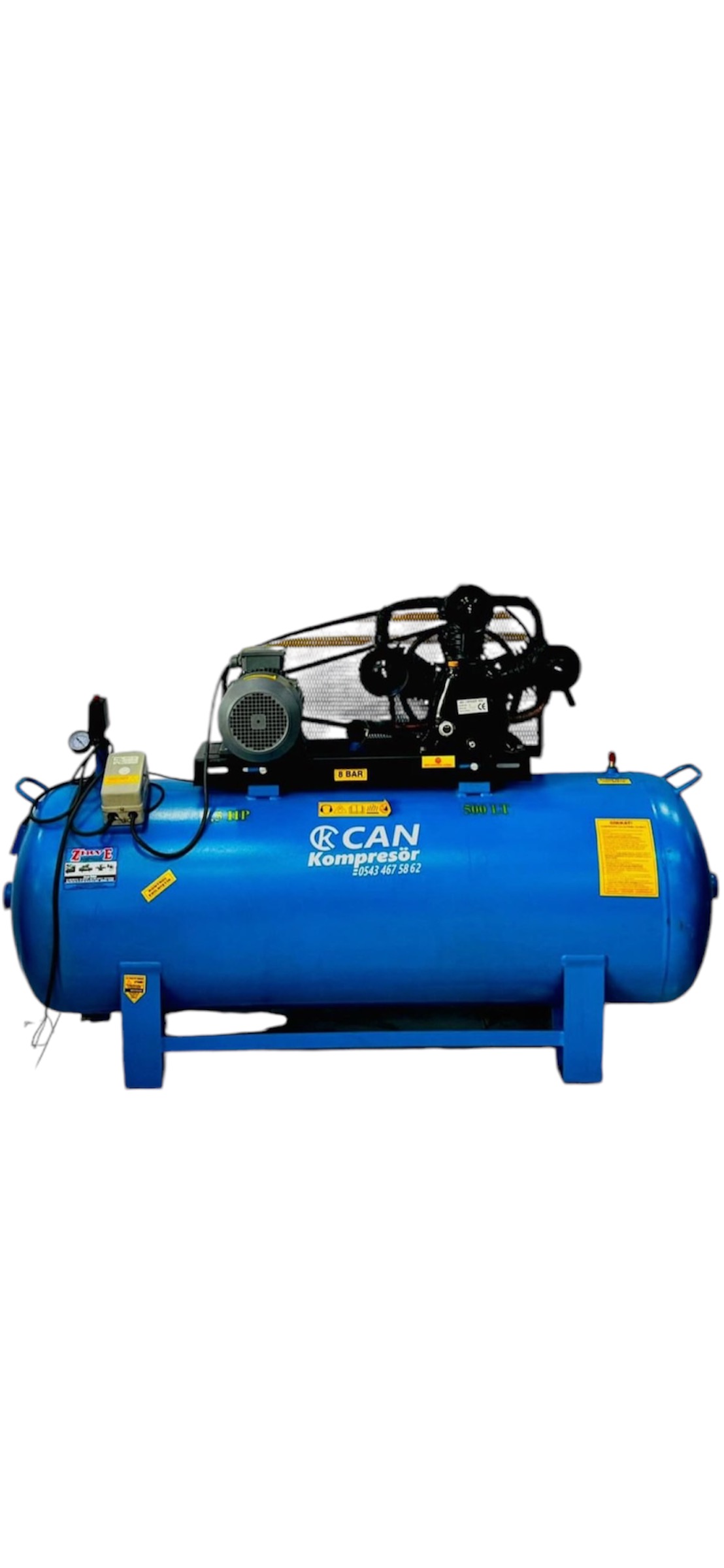500 litre pistonlu hava kompresörü