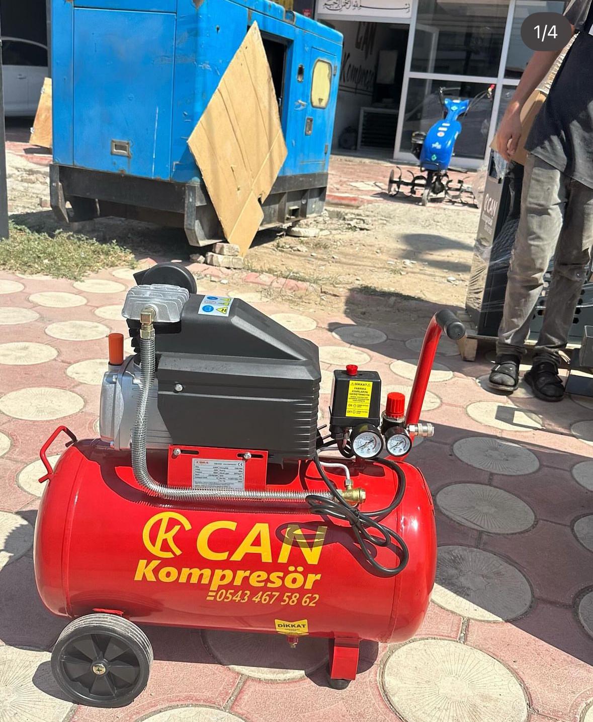 50 Litre 1.5 hp Pistonlu Hava Kompresörü